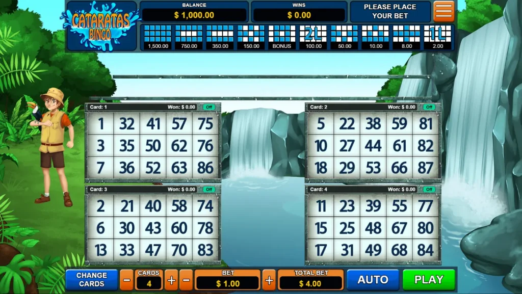 Bingo cataratas screenplay